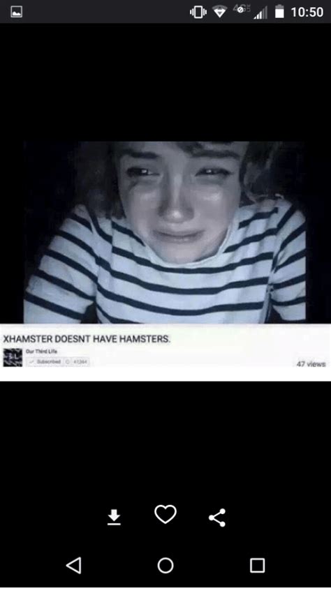 xhamster doesnt have hamsters our third life 3l 1050 47 views life meme on sizzle