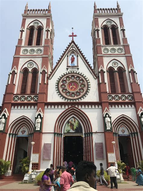 Basilica Of The Sacred Heart Of Jesus Pondicherry That Goan Girl