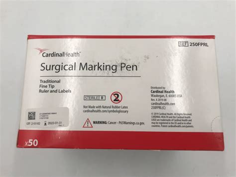 Cardinal Health 250fprl Surgical Marking Pen 50box X Gb Tech Usa
