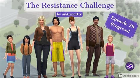 28 The Resistance Challenge ~ Progress Youtube