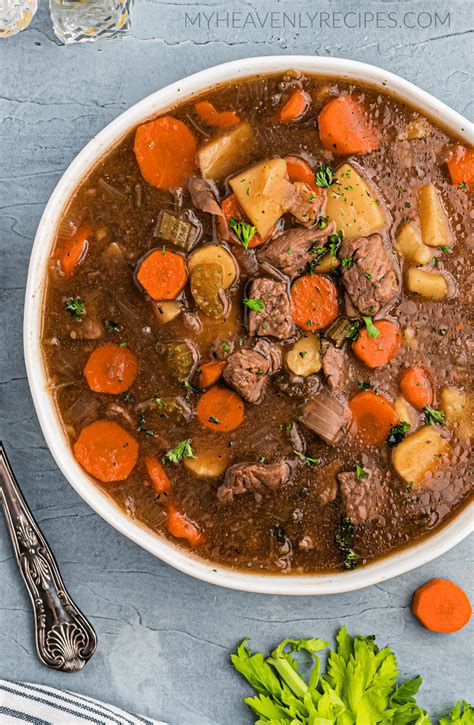Slow Cooker Irish Beef Stew Recipe My Heavenly Recipes