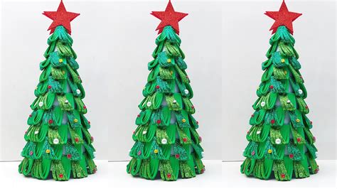 How To Make Christmas Tree 🎄 Diy Christmas Decorations Idea 🎄 Glitter