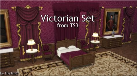 Mod The Sims Victorian Set From Ts3 Sims Victorian Sims 4