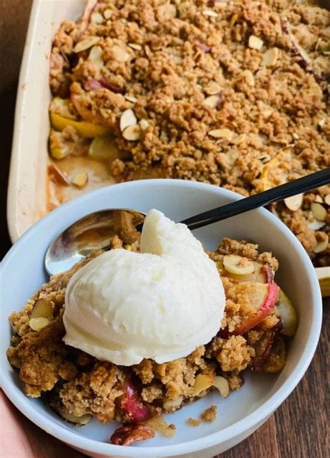 Apple Pear Crumble Without Oats Reluctant Entertainer