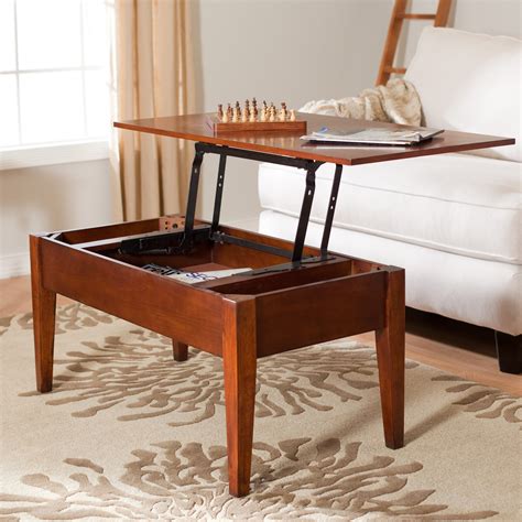 The coffee table has an extending top that lifts up to provide a footing raised work surface. Fold Out Coffee Table Design Images Photos Pictures