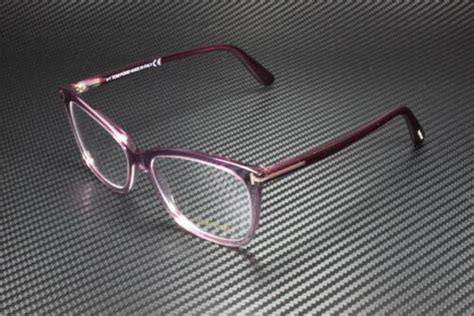 tom ford ft5514 083 violet clear lens plastic 54 mm women s eyeglasses ebay