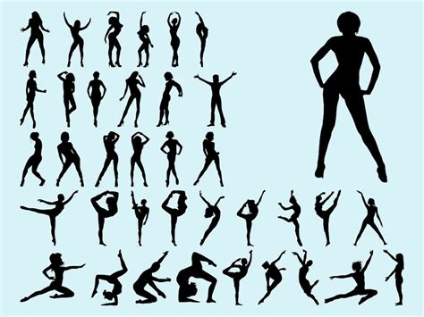 Dancing Women Vector Art And Graphics