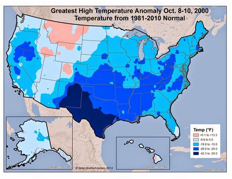 Brian Bs Climate Blog The Most Anomalous Cold Spell In