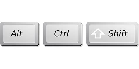 Computer Keyboard Keys Png Image Tecla Shift Ctrl Alt Clipart Images