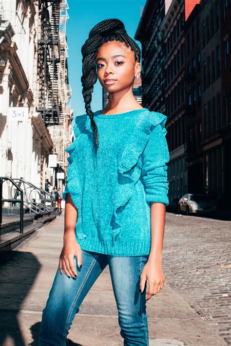 Skai Jackson Talks Her Personal Style Staying Positive And More