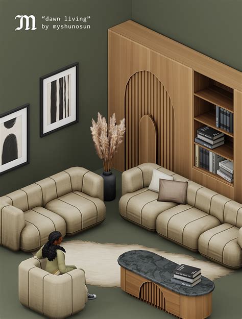Best Sims 4 Maxis Match Living Room Cc All Free Fandomspot