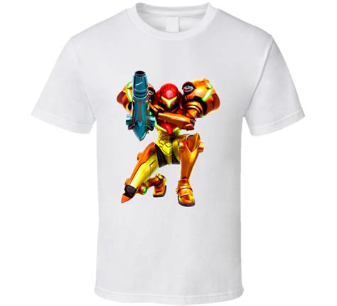 Samus Aran Metroid Video Game T Shirt Ocarina Of Times Video Game