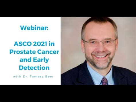 Webinar Prostate Cancer And Early Detection Asco Youtube