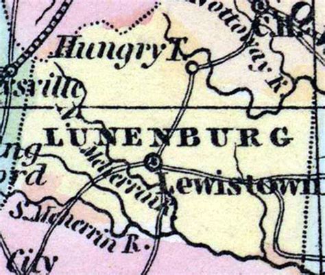 Lunenburg County Virginia 1857 House Divided
