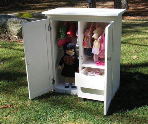 doll wardrobe clothing storage armoire american girl furniture 285 00