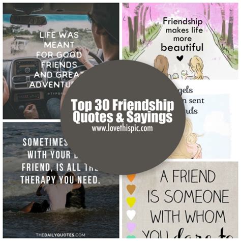 Top 30 Friendship Quotes And Sayings