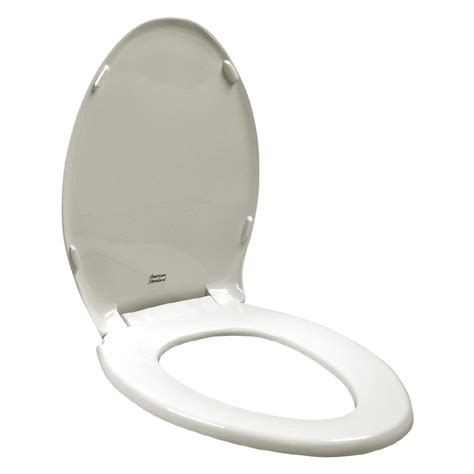 American Standard Rise And Shine White Plastic Elongated Toilet Seat At