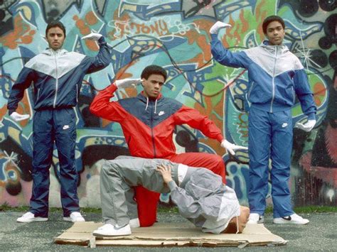 Polyester Jackets 90s Rave Break Dance Hip Hop Culture Hip Hop