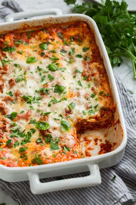 Easy Lasgana This Is Truly The Easiest Lasagna Recipe Youll Ever