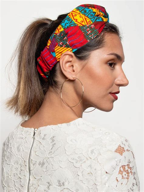 Satin Lined African Print Headbands Headbands Print Headbands