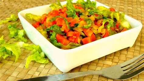 Salát Z Teplé Zeleniny A červené čočky Pazitkacz
