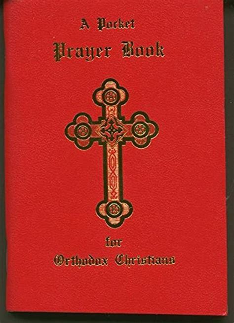 Free Pdf A Pocket Prayer Book For Orthodox Christians Red Vinyl Cover