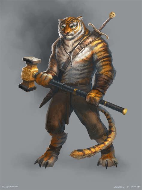 Artstation Dandd Commission Tabaxi Gaston S Garcia Dungeons And