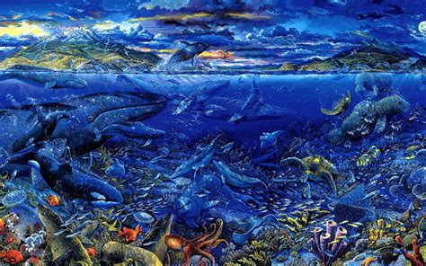 Download Artistic Ocean Wallpaper