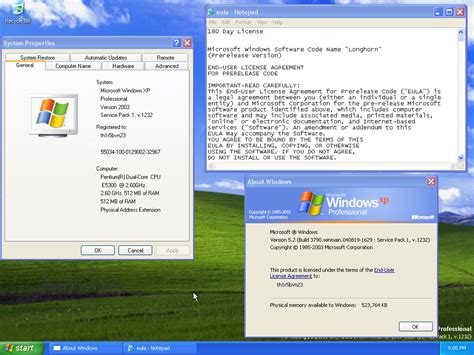 Question About Windows Vista Build 37901232 Betaarchive