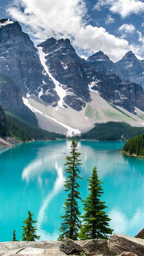 Free Download Moraine Lake Banff National Park Wallpapers Hd Wallpapers