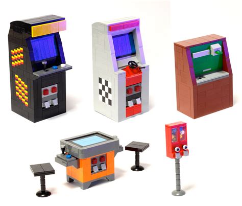 Tiny Lego Arcade Cabinets Hit Lego Ideas Lego Pictures Lego