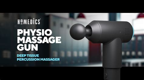 Homedics Handheld Physio Massage Gun With 3 Attachments Shaver Shop