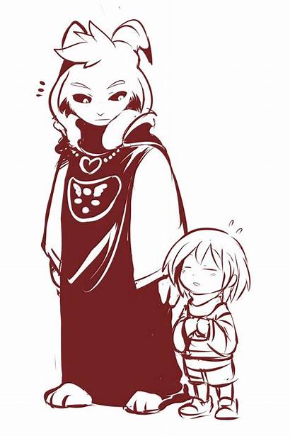 Asriel Undertale Frisk Chara Adult Drawing Fused