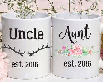 Aunt And Uncle Mugs Aunt Mug Personalized Gift Uncle Mug Etsy