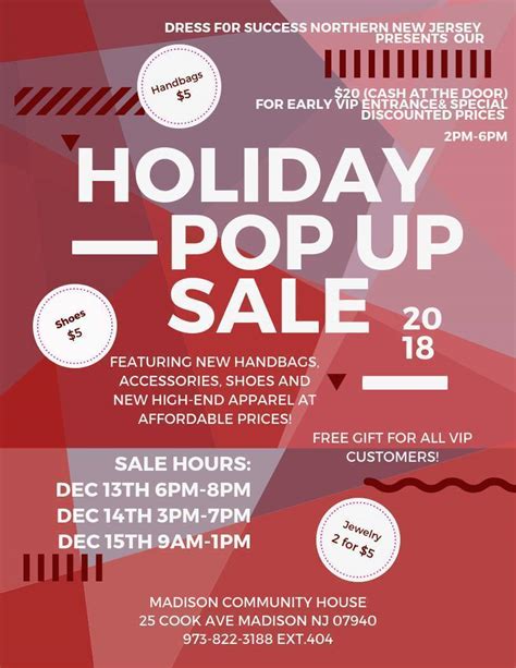 Dress For Success Northern Nj Holiday Pop Up Sale 1213 15 Tapinto