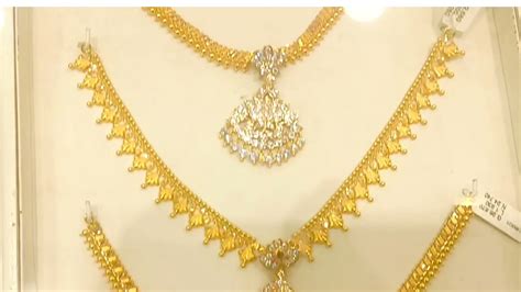 Lalitha Jewellers Necklace Designslight Weight Necklace Collection
