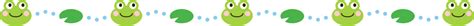 ください 子供(大嘘 ココ実話 草 カツドンチャンネルは世界一面白いコ. カエルのライン飾り罫線イラスト - イラストストック