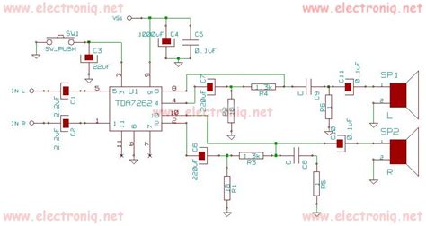 Circuit diagram symbols have differed from country to country and have changed over time, but are now to a large extent internationally standardized. TDA7262 stereo 20 watts audio amplifier circuit design