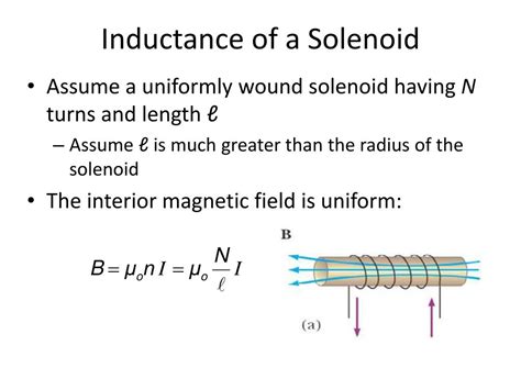 Ppt Self Inductance Inductance Of A Solenoid Rl Circuit Energy Stored In An Inductor