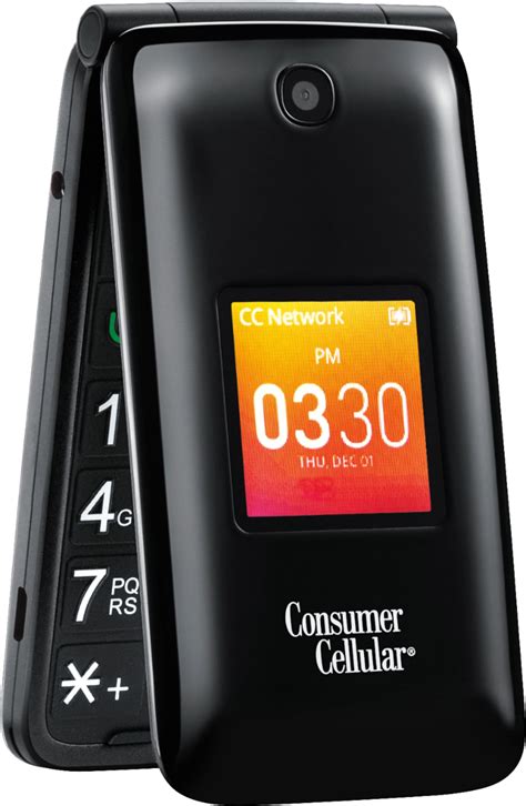 Best Buy Alcatel Go Flip Cell Phone Consumer Cellular Go Flip Black