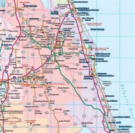 Florida Road Maps Statewide And Regional Printable And Zoomable