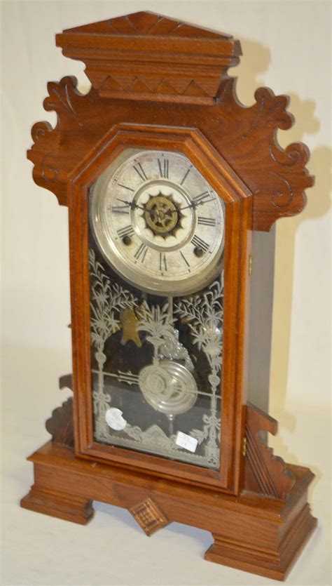 Antique Waterbury Walnut Alarm Mantle Clock Price Guide