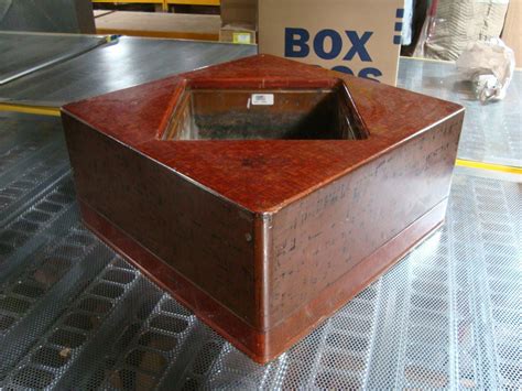 Rare Large Square Negoro Lacquered Japanese Hibachi For Sale At 1stdibs