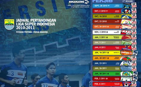 jadwal pertandingan persib bandung di ISL 2010/2011 | corner sport