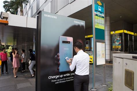 Samsung Turns Singapore Bus Stops Into Wireless Charging Stations The