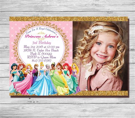 Disney Princess Invitation Princess Auroraprincess