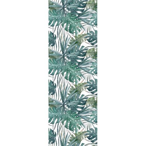 Blue Green Palm Leaf Wallpaper Shardiff World