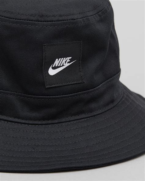 Shop Nike U Nsw Futura Core Bucket Hat In Black Fast Shipping And Easy
