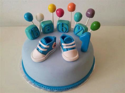 1st birthday cake for a boy. Birthday Cake For A 1 Year Old Baby Boy - CakeCentral.com