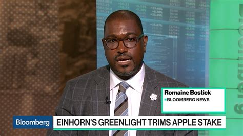 Watch Einhorns Greenlight Trims Apple Stake Bloomberg